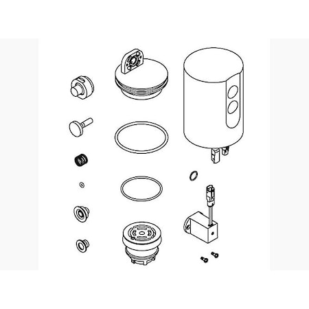 Kohler Tripoint Fv Service Kit, 0.5 Gpf 1388853-CP